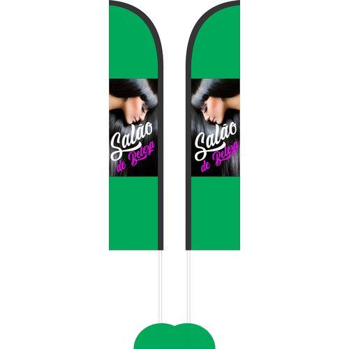 Wind Banner 3,5 Metros Dupla Face Impressão Parcial  ( 1,00 x 0,50 cm)