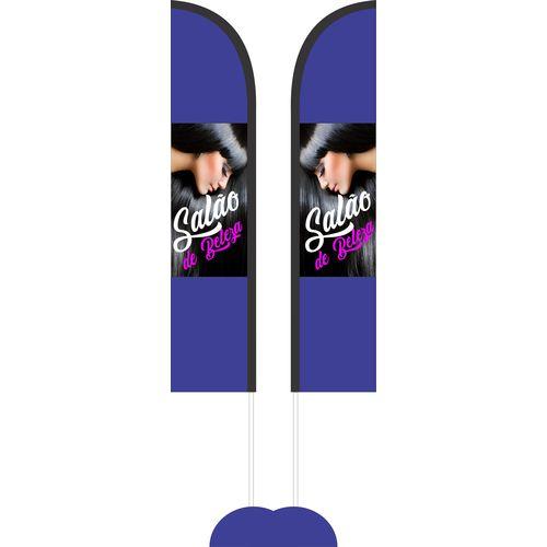 Wind Banner 3,5 Metros Dupla Face Impressão Parcial  ( 1,00 x 0,50 cm)