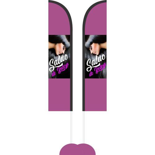 Wind Banner 3,5 Metros Dupla Face Impressão Parcial  ( 1,00 x 0,50 cm)