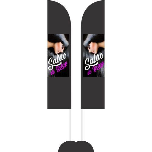 Wind Banner 3,5 Metros Dupla Face Impressão Parcial  ( 1,00 x 0,50 cm)