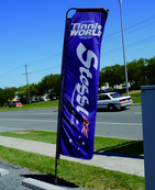 Wind Banner RJ  Retangular  3mts de Altura