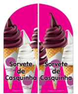 Wind Banner RJ  Sorvete Casquinha