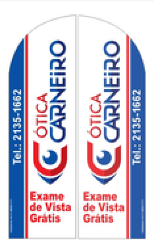 Wind Banner RJ  Para Óticas no Rio Ótica Carneiro
