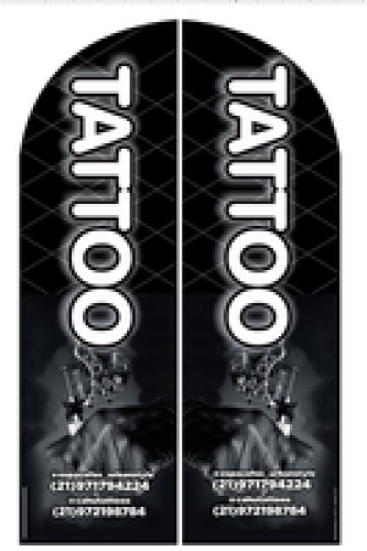 Wind Banner RJ s Studio de Tatto VP