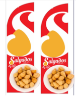 Wind Banner RJ  ou s Para loja de Salgadinhos do Rei