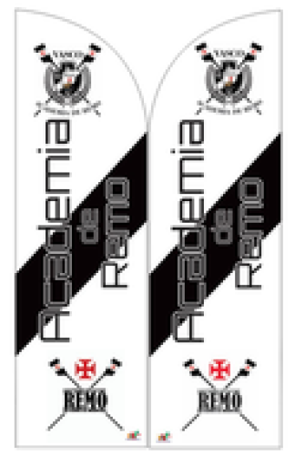 Wind Banner RJ  ou s  Para Escola de Remo do Vasco