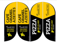 Wind Banner RJ  para Pizzarias Granel Mix