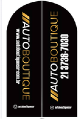 Wind Banner RJ s para loja de Veículos Auto Botique
