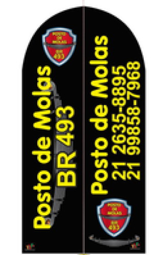 Wind Banner RJ  para Posto de Molas BR 493