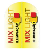 Wind Banner RJ  para loja de iluminação Mix Light