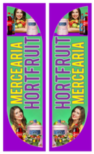 Wind Banner RJ  para Mercearias