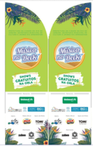 Wind Banner RJ  para Eventos no Rio Música no Deck