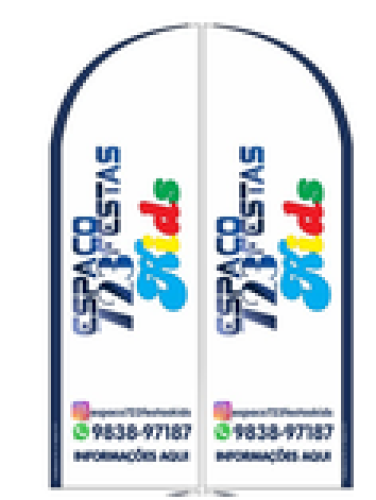 Wind Banner RJ  Para Festas 723
