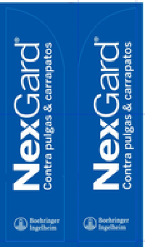 Wind Banner RJ s para Pet Shop Nexgard