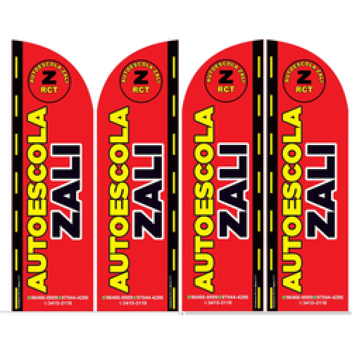 Wind Banner RJ s Para Autos Escolas Zali