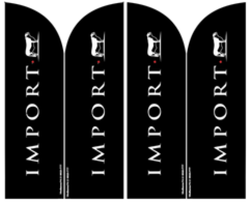 Wind Banner RJ  para Açougue e Restaurante Import