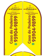 Wind Banner RJ  para Produtos de Padaria Casa Do Padeiro