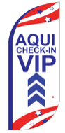 Wind Banner RJ  para Check-In Vip