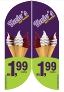 Wind Banner RJ  para Sorvetes Tavios