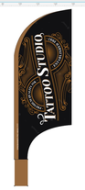 Wind Banner RJ  para Barbearia Studio Tattoo 1987