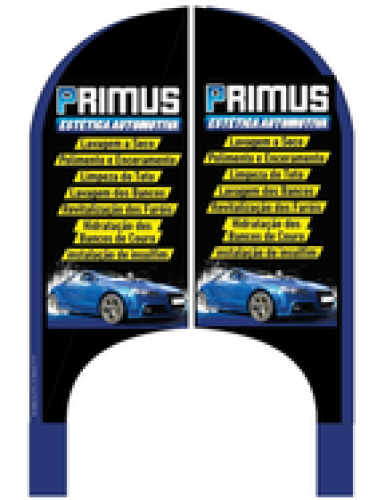 Wind Banner RJ  Para Lava Jato Primus