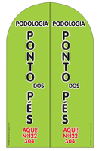 Wind Banner RJ  Para Podologia Ponto dos Pés