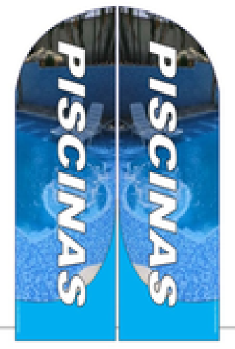 Wind Banner RJ  Para Lazer Piscinas Nova Iguaçú