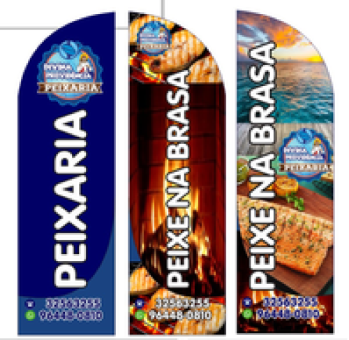 Wind Banner RJ  Para Peixaria e Restaurante Divina Providência