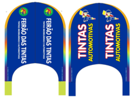 Wind Banner RJ  pra lojas de tinta Forte Cor