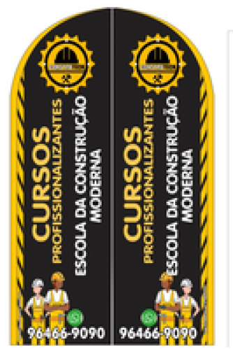 Wind Banner RJ  para Cursos Profissionalizantes Construtec