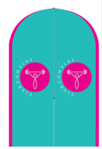 Wind Banner RJ  para Academias Clube com Elas