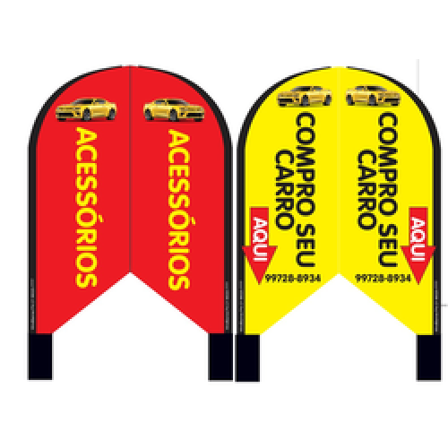Wind Banner RJ  para Acessórios de Veículos