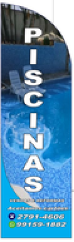 Wind Banner RJ  para Casa das Piscinas Nilópolis