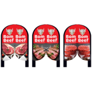 Wind Banner RJ  para Açougue Bom Beef 01