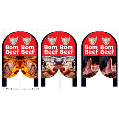 Wind Banner RJ  para Açougue Bom Beef 02