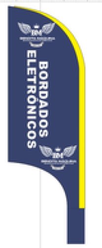 Wind Banner RJ  Bendita Máquina Bordados