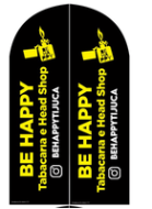 Wind Banner RJ  para Tabacaria Be Happy