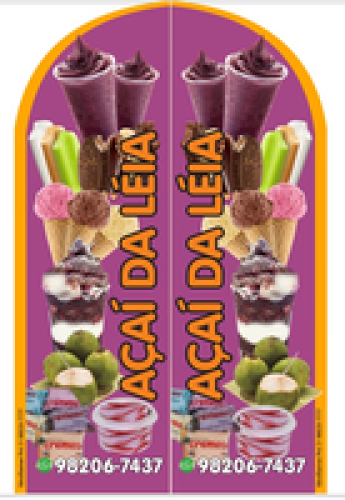 Wind Banner RJ s para Açaí da Léia