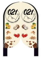 Wind Banner RJ s Batidas Premium Bebidas