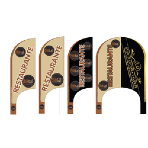 Wind Banner RJ  para Restaurante Chiktal