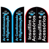 Wind Banner RJ  Para Car Wash Shalom