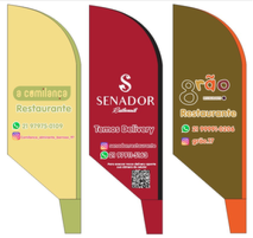 Wind Banner RJ  para Restaurante no Centro do RIo Senador