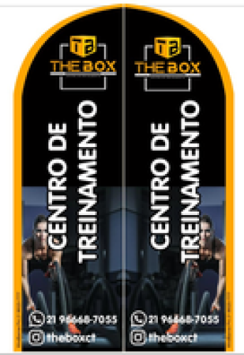 Wind Banner RJ  The Box Crossfit