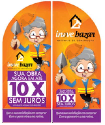 Wind Banner RJ  para Lojas de Construção Inove