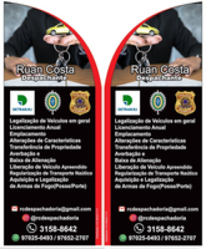 Wind Banner RJ  para Despachantes Ruan Costa