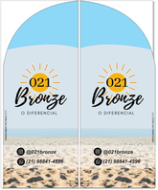 Wind Banner RJ  021 Bronze Bronzeamento Artificial