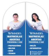 Wind Banner RJ  para cursos Winners