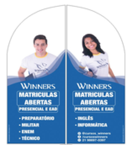 Wind Banner RJ  para cursos Winners