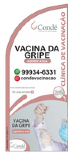 Wind Banner RJ  Vacina da Gripe Condé