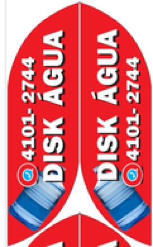 Wind Banner RJ  Disk Agua